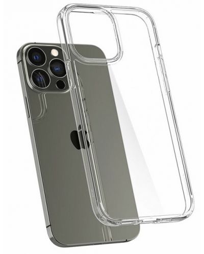 Калъф Spigen - Ultra Hybrid, iPhone 13 Pro Max, прозрачен - 2
