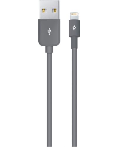 Кабел ttec - AlumiCable, USB-A/Lightning, 1.2 m, сив - 1