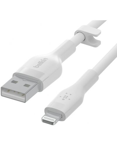 Кабел Belkin - Boost Charge, USB-A/Lightning, 2 m, бял - 3
