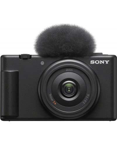 Камера за влогове Sony - ZV-1F, черна - 1