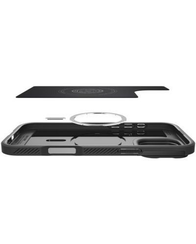 Калъф Spigen - Optik Armor MagSafe, iPhone 16 Pro, черен - 8