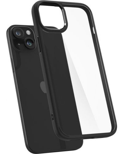 Калъф Spigen - Ultra Hybrid, iPhone 15, Matte Black - 3