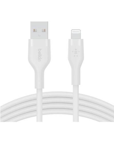 Кабел Belkin - Boost Charge, USB-A/Lightning, 1 m, бял - 2
