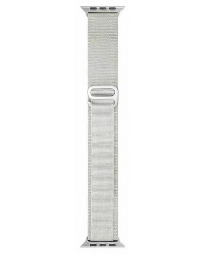 Каишка Techsuit - W037 Nylon, Apple Watch, 42/44/45/49 mm, бяла - 3