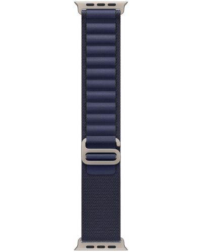 Каишка Apple - Alpine Loop L Natural Titanium, Apple Watch, 49 mm, Navy - 2