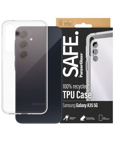 Калъф SAFE - Galaxy A35 5G, прозрачен - 1