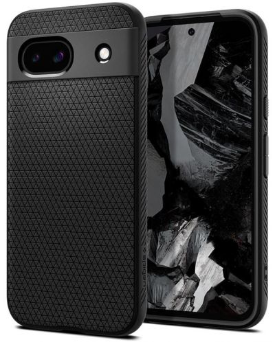 Калъф Spigen - Liquid Air, Google Pixel 8a, черен - 1