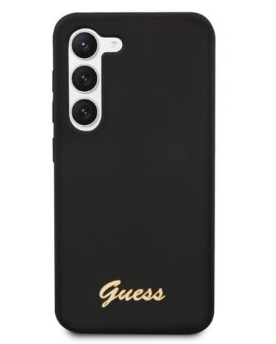 Калъф Guess - Metal Logo, Galaxy S23 Plus, черен - 1
