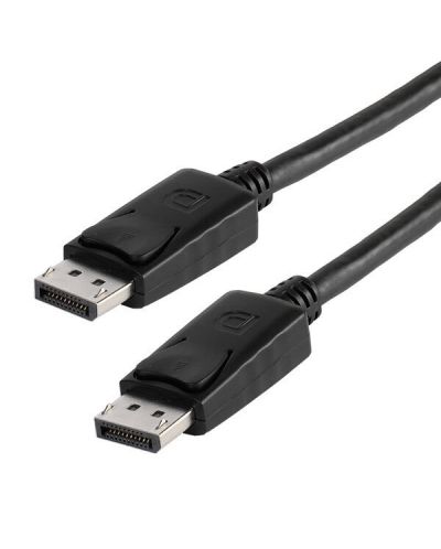 Кабел Vivanco - 45492, DisplayPort/DisplayPort, 1.8m, черен - 1