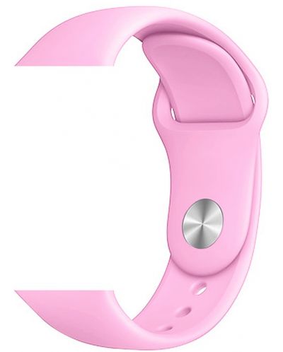 Каишка Trender - Silicone, Apple Watch, 40/41 mm, светлорозова - 1