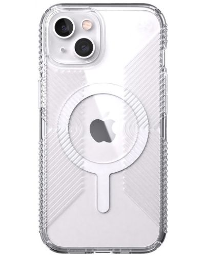 Калъф Speck - Presidio Perfect Clear Grip MagSafe, iPhone 13, прозрачен - 1
