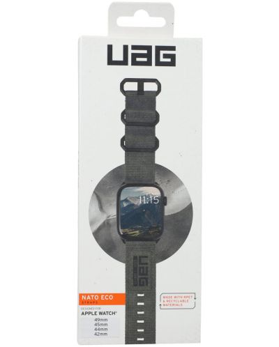 Каишка UAG - Nato, Apple Watch 1-8/Ultra/SE, 42/44/45/49 mm, зелена - 7