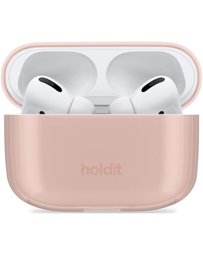 Калъф за слушалки Holdit - SeeThru, AirPods Pro, Blush Pink - 1