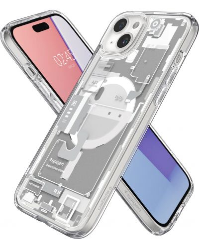 Калъф Spigen - Ultra Hybrid MagSafe, iPhone 15, прозрачен - 2