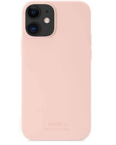 Калъф Holdit - Silicone, iPhone 12 mini, Bush Pink - 1