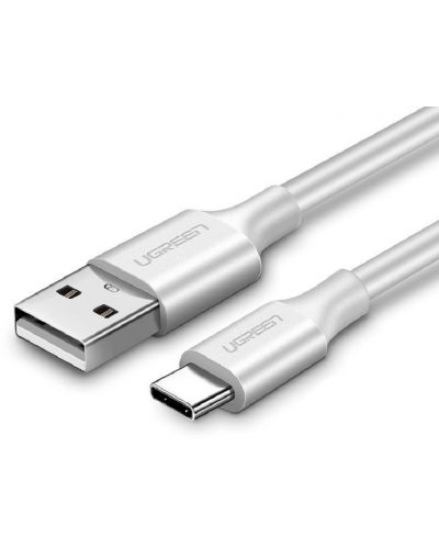 Кабел Ugreen - US287, USB-А/USB-C, 1 m, бял - 1
