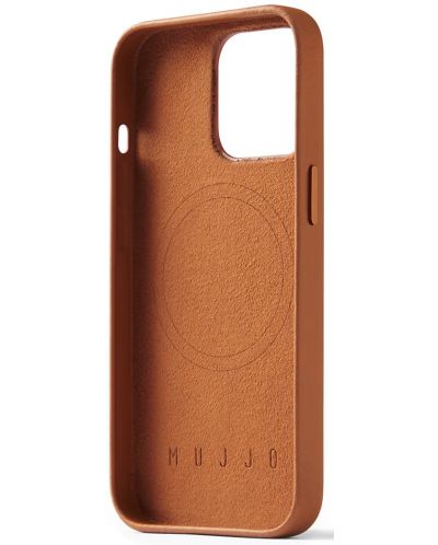 Калъф Mujjo - Full Leather MagSafe, iPhone 14 Pro, кафяв - 2