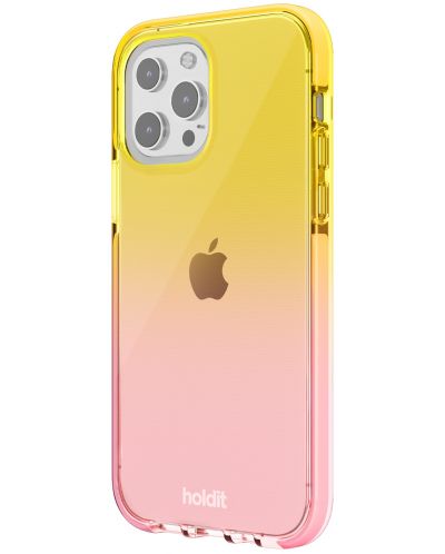 Калъф Holdit - SeeThru, iPhone 13 Pro, Bright Pink/Orange Juice - 2
