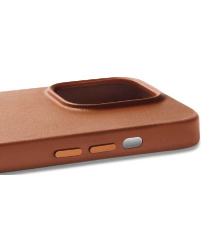 Калъф Mujjo - Full Leather MagSafe, iPhone 14 Pro, кафяв - 4