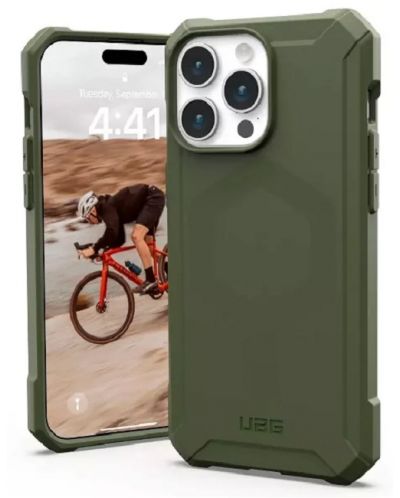 Калъф UAG - Essential Armor, iPhone 15 Pro, Olive Drab - 1