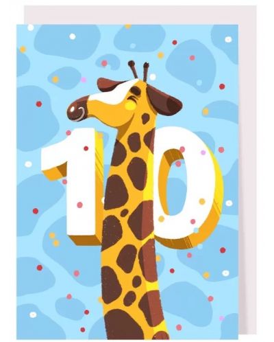 Картичка за рожден ден Creative Goodie - Жираф - 1