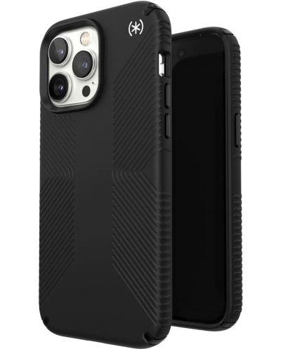 Калъф Speck - Presidio 2 Grip MagSafe, iPhone 14 Pro Max, черен - 3