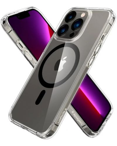 Калъф Spigen - Ultra Hybrid MagSafe, iPhone 13 Pro, прозрачен - 8