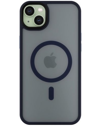 Калъф Next One - Midnight Mist Shield MagSafe, iPhone 15 Plus, тъмносин - 2