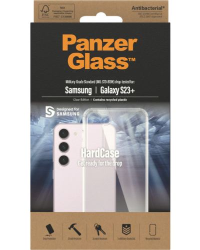 Калъф PanzerGlass - HardCase, Galaxy S23 Plus, прозрачен - 4