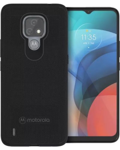 Калъф Motorola - E7-PC, Moto E7, черен - 1