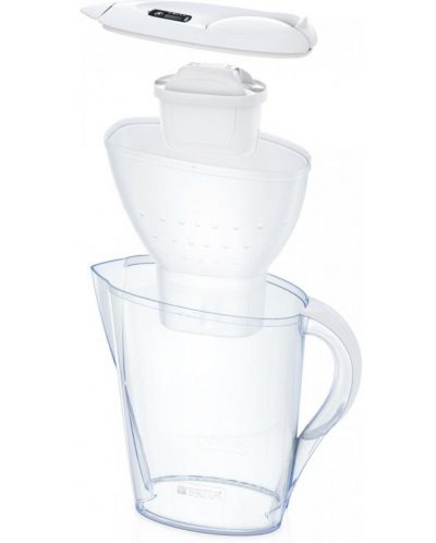 Кана за филтриране BRITA - Marella Cool Memo, 2.4 l, 3 филтъра, бяла - 4