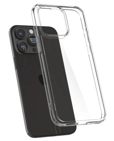 Калъф Spigen - Crystal Hybrid, iPhone 15 Pro Max, прозрачен - 3