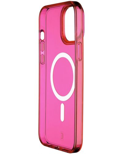 Калъф Cellularline - Gloss Mag, iPhone 14, розов - 1