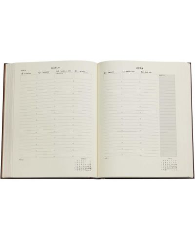  Календар-бележник Paperblanks Granada Turquoise - Ultra, 18 x 23 cm, 80 листа, 2024 - 4