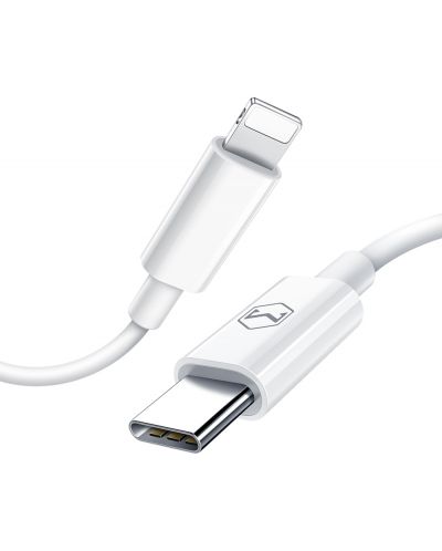 Кабел Xmart - Element, Lightning/USB-C, 1 m, бял - 2