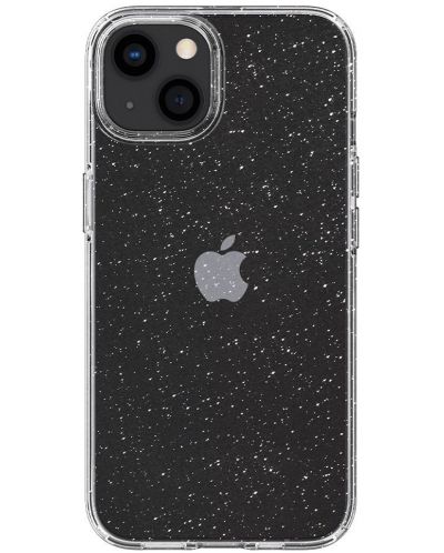 Калъф Spigen - Liquid Crystal Glitter, iPhone 13, Crystal Quartz - 1