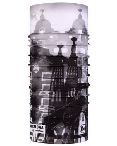 Кърпа за глава BUFF - Original City Collection Barcelona Grey, сива - 1