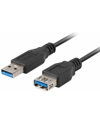 Кабел Natec - NKA-0469, USB-A/USB-A, 1.8 m, черен - 1