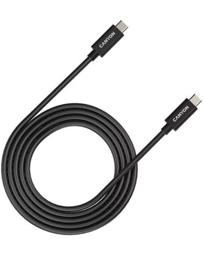 Кабел Canyon - UC-42, USB-C/USB-C, 2m, черен - 1