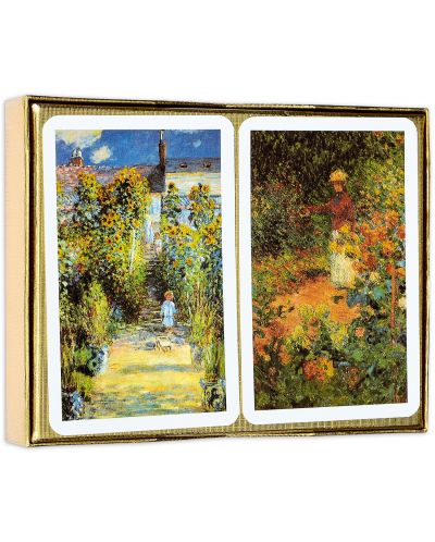 Карти за игра Piatnik - Monet-Gardens (2 тестета) - 2