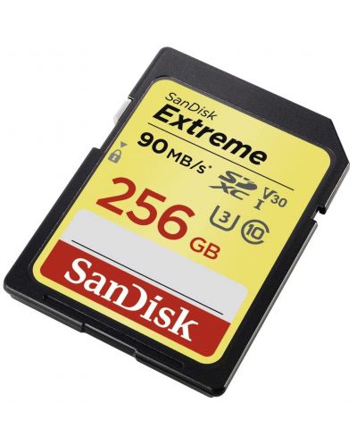 Карта памет SanDisk - Extreme, 256GB, SDXC, Class10 - 3