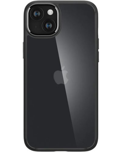 Калъф Spigen - Ultra Hybrid, iPhone 15 Plus, Frost Black - 1