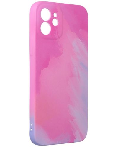 Калъф Forcell - Pop Design 1, iPhone 12, розов/син - 1