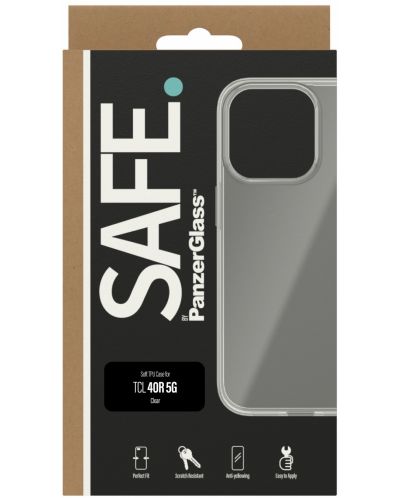 Калъф Safe - TCL 40R 5G, прозрачен - 1