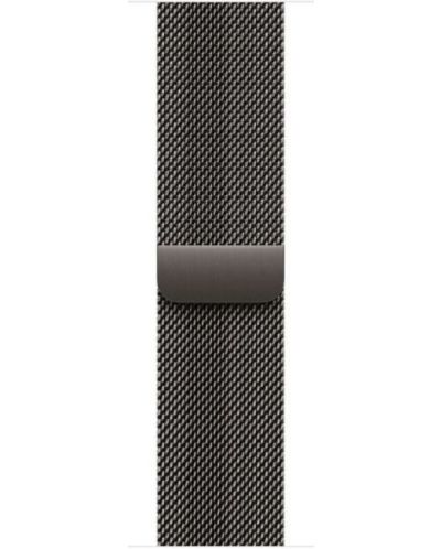 Каишка Apple - Milanese Loop, Apple Watch, 46 mm, M/L, Slate Milanese - 2