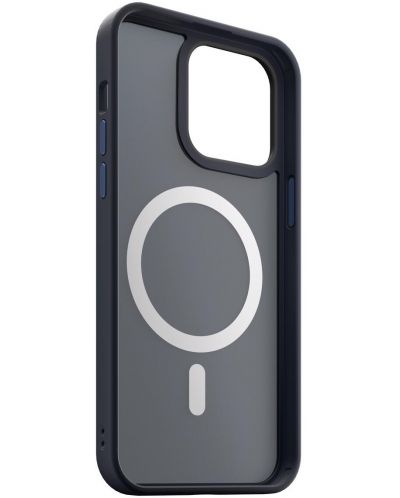 Калъф Next One - Midnight Mist Shield MagSafe, iPhone 15 Pro Max, тъмносин - 5