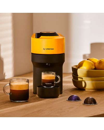 Кафемашина с капсули Nespresso - Vertuo Pop, GDV2-EUYENE-S, 0.6 l, Mango Yellow - 7