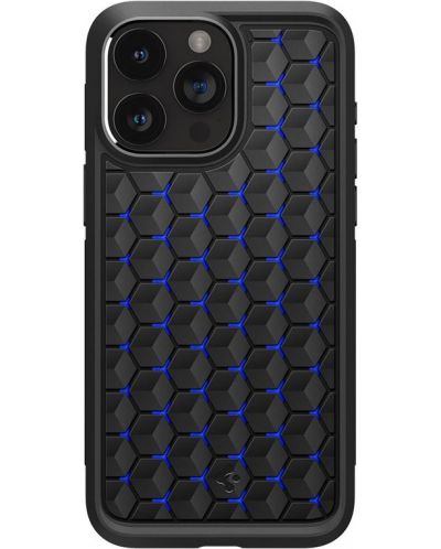 Калъф Spigen - Cryo Armor, iPhone 15 Pro Max, Cryo Blue - 1