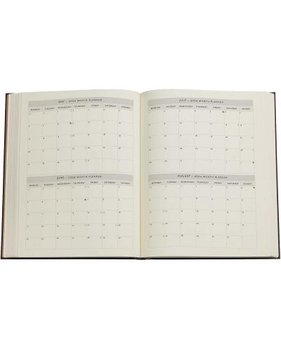  Календар-бележник Paperblanks Granada Turquoise - Ultra Horizontal, 18 x 23 cm, 80 листа, 2024 - 5