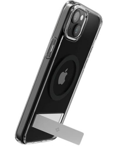 Калъф Spigen - Ultra Hybrid S MagSafe, iPhone 15 Plus, черен - 8